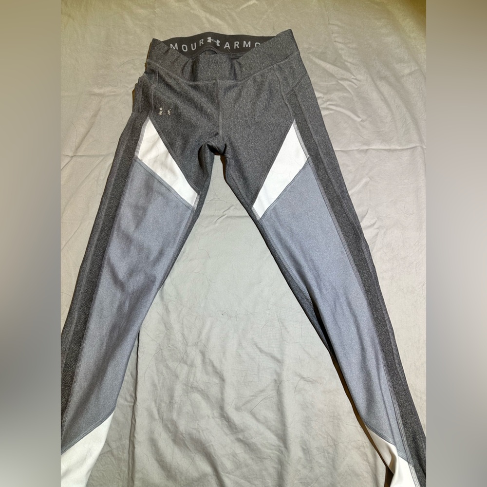 Under Armour Gray and White Women's Pants